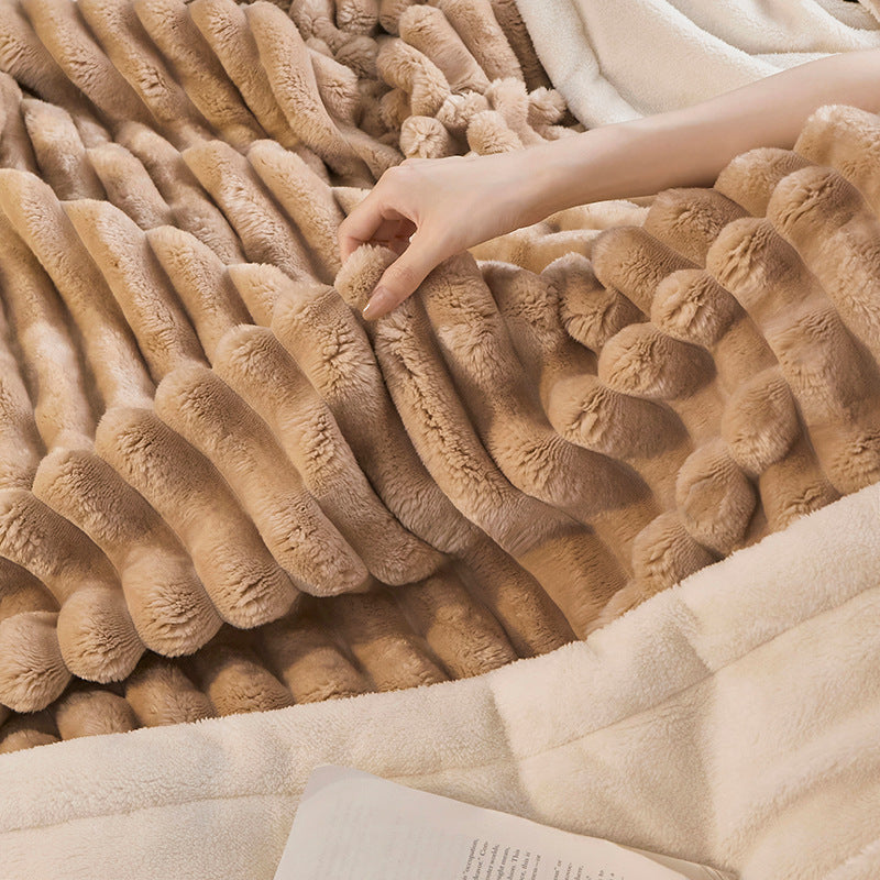 Soft Haven™ Ribbed Luxury Blanket | Ultra Soft & Cozy