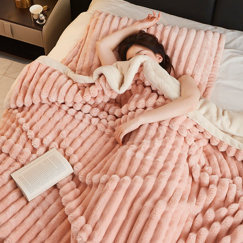 Soft Haven™ Ribbed Luxury Blanket